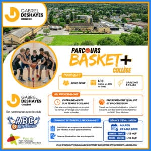 section basket au collège et lycée gabriel deshayes de saint gildas des bois en loire-atlantique