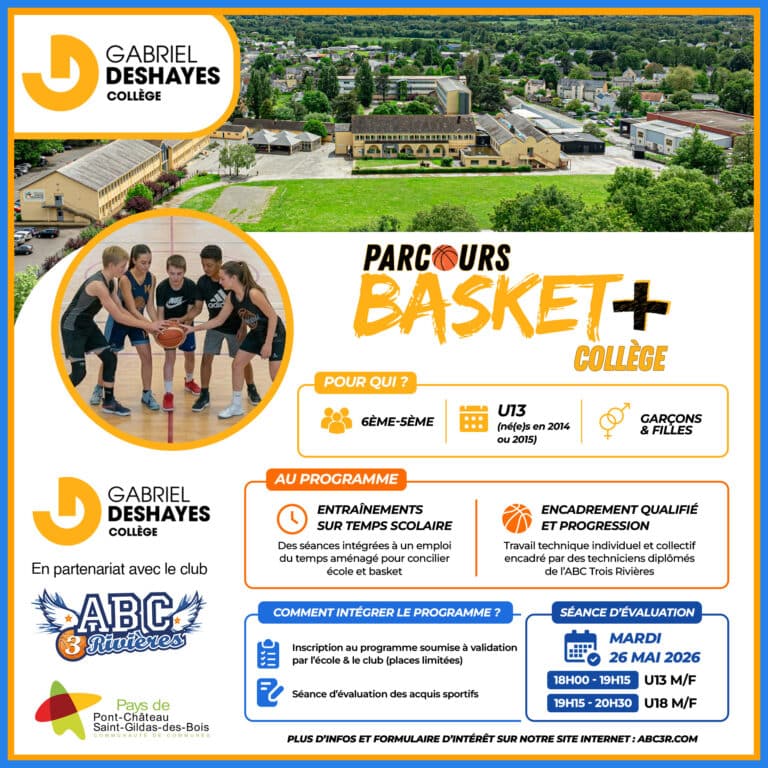section basket au collège et lycée gabriel deshayes de saint gildas des bois en loire-atlantique